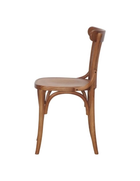 Silla Venecia Madera Olmo Curvada Nogal