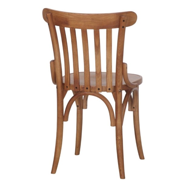 Silla Venecia Madera Olmo Curvada Nogal