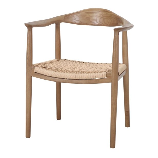 Silla Malmö Madera Fresno Cuerda