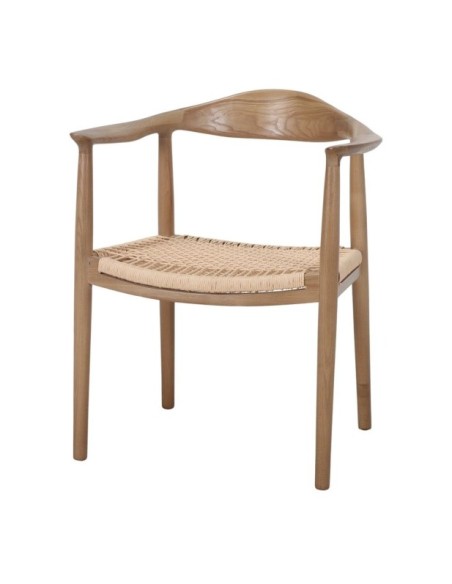 Silla Malmö Madera Fresno Cuerda