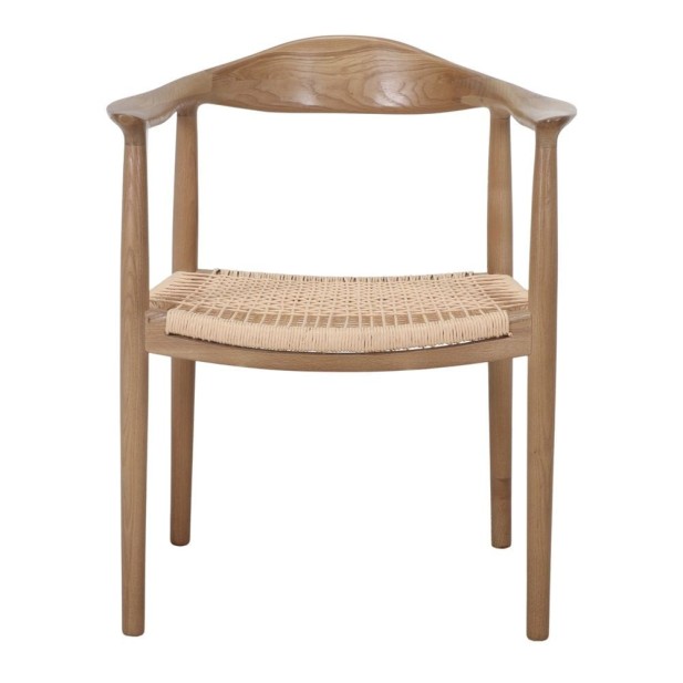 Silla Malmö Madera Fresno Cuerda