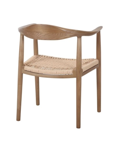 Silla Malmö Madera Fresno Cuerda