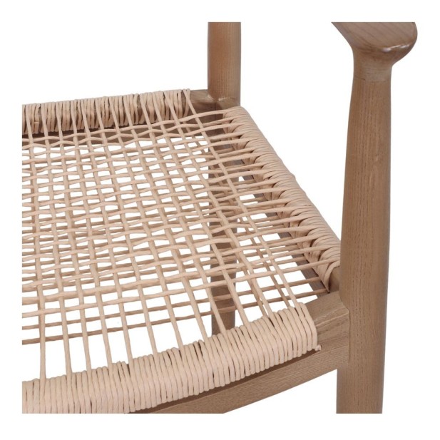 Silla Malmö Madera Fresno Cuerda