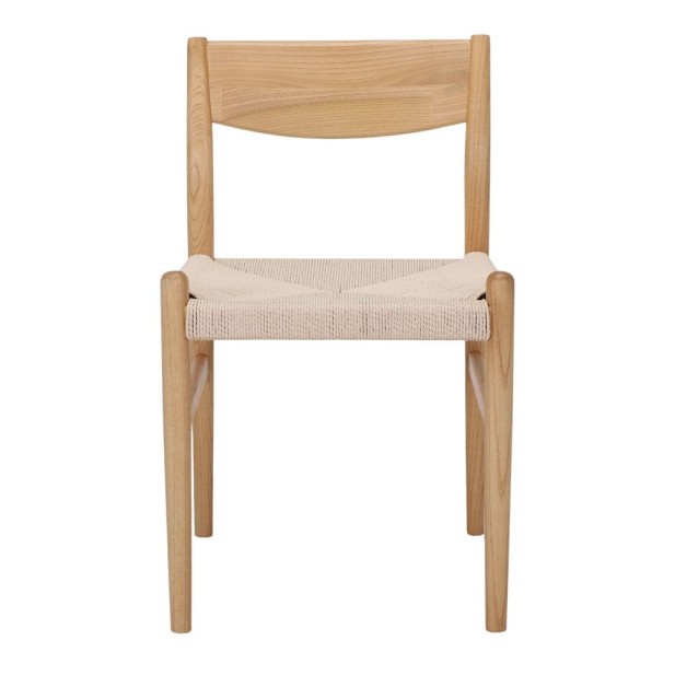 Silla Aarhus Madera Olmo Natural