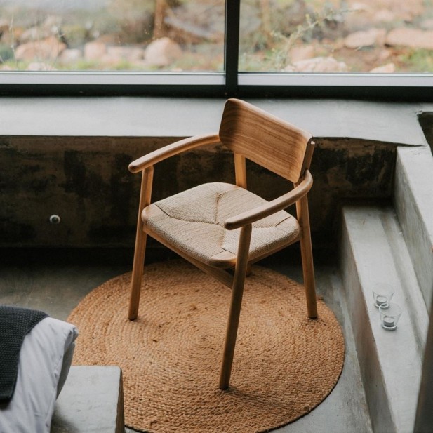 Silla Java Madera Tropical Natural