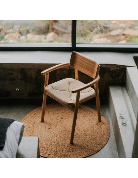 Silla Java Madera Tropical Natural