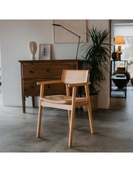 Silla Java Madera Tropical Natural