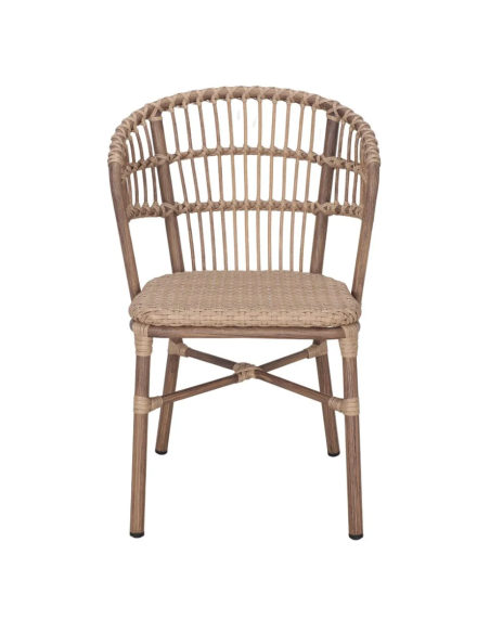 Silla SAVANA, Ratán Sintético / Metal Bambú. Vackart