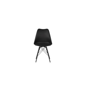 Silla KAREN, Plástico / Metal / Negro 2