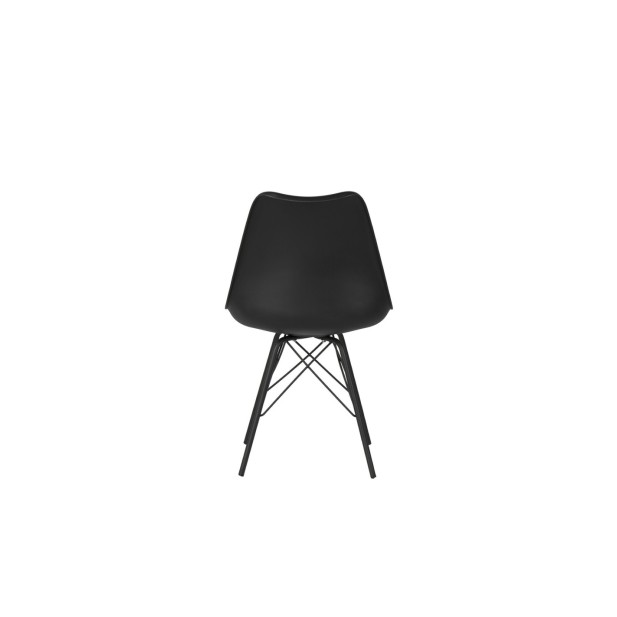 Silla KAREN, Plástico / Metal / Negro