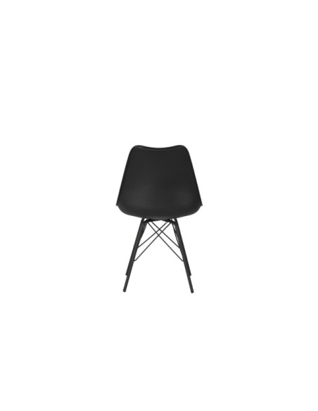 Silla KAREN, Plástico / Metal / Negro