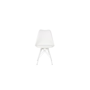 Silla KAREN, Plástico / Metal / Blanco 2