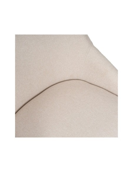 Silla SIGRID, Textil / Contrachapado / Metal / Beige