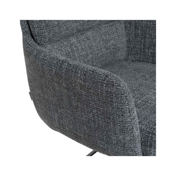 Silla Giratoria IVAR, Textil / Metal...