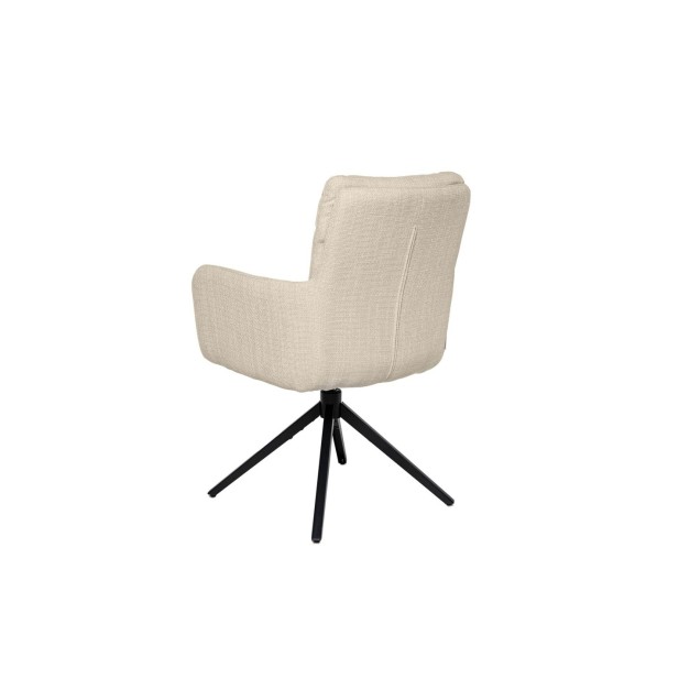 Silla Giratoria IVAR, Textil / Metal...