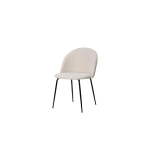 Silla LIV, Textil / Contrachapado / Metal / Beige