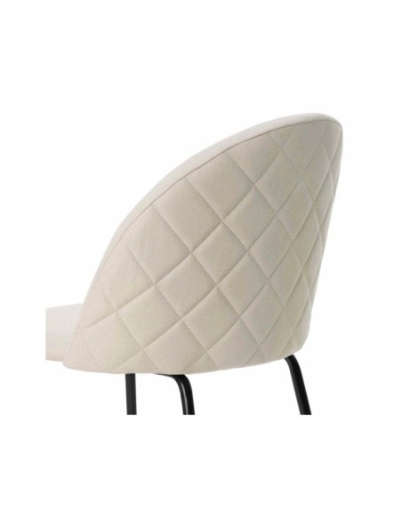 Silla LIV, Textil / Contrachapado / Metal / Beige