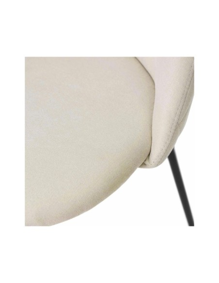 Silla LIV, Textil / Contrachapado / Metal / Beige