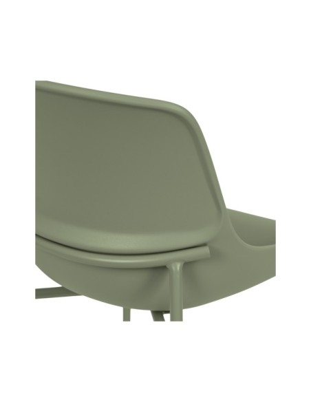 Silla AINA, Plástico / Metal / Verde