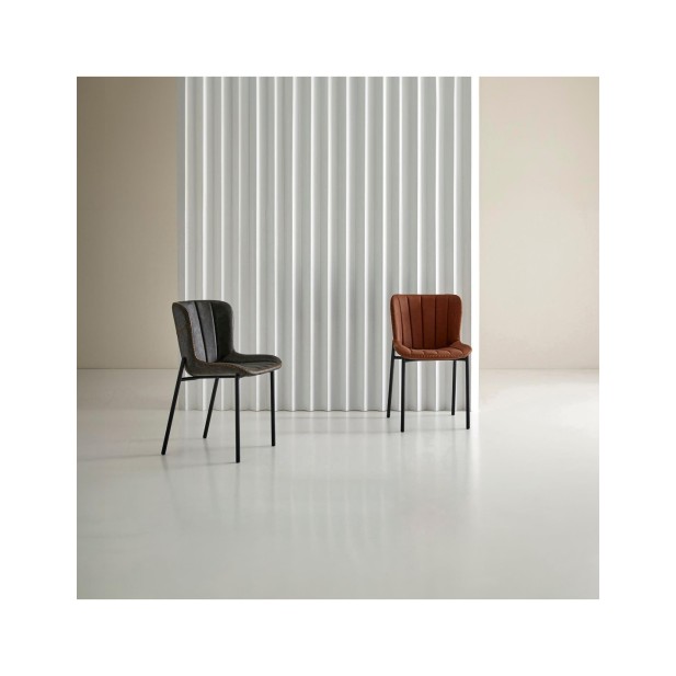 Silla LINNEA, Textil / Contrachapado...