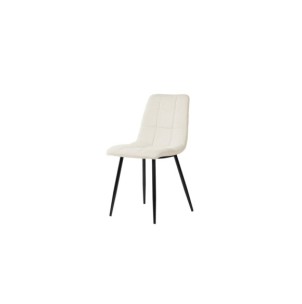 Silla LILLE, Textil / Contrachapado / Metal / Beige