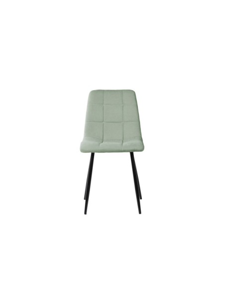 Silla LILLE, Textil / Contrachapado / Metal / Menta