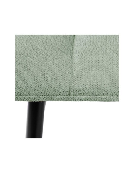 Silla LILLE, Textil / Contrachapado / Metal / Menta