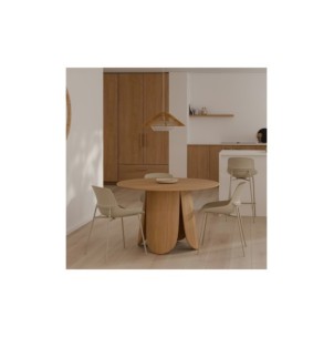 Silla AINA, Plástico / Metal / Beige 2