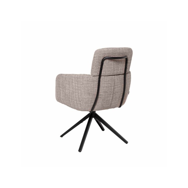 Silla Giratoria THORA, Textil / Metal...