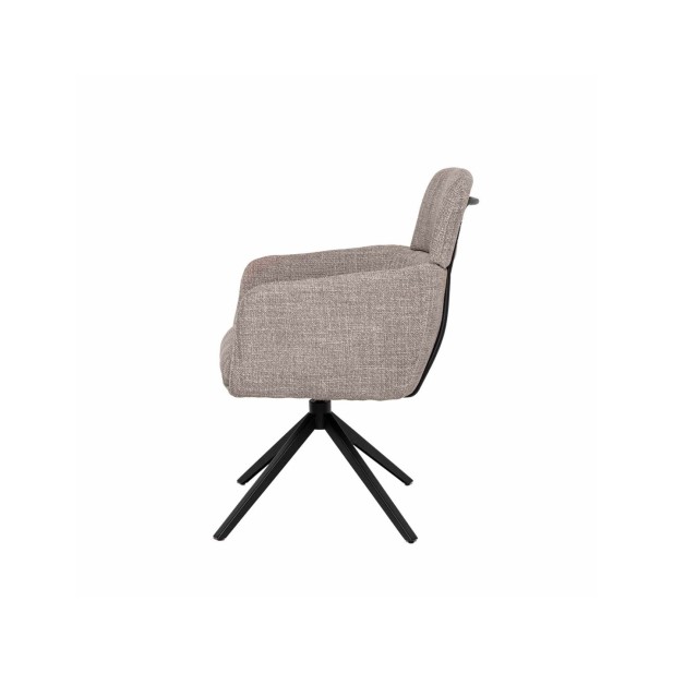 Silla Giratoria THORA, Textil / Metal...