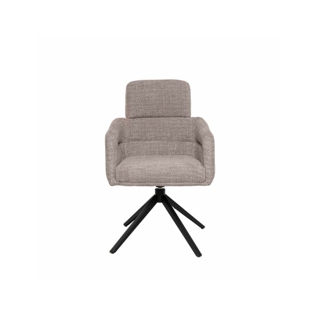 Silla Giratoria THORA, Textil / Metal...