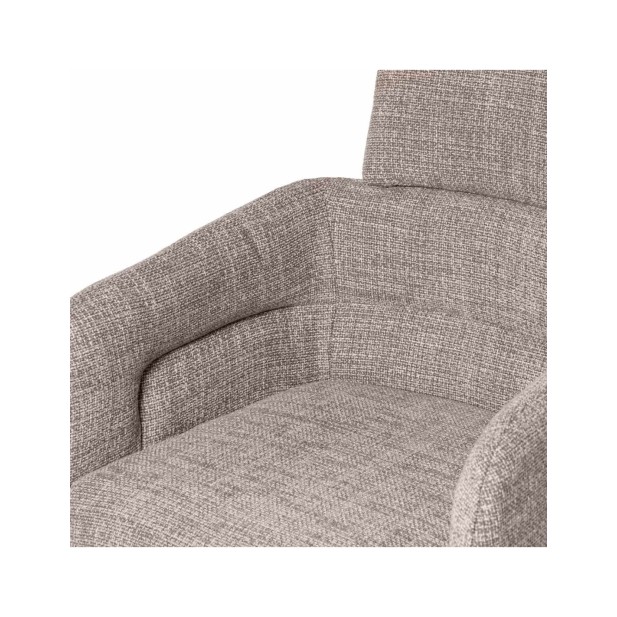 Silla Giratoria THORA, Textil / Metal...