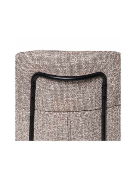 Silla Giratoria THORA, Textil / Metal / Taupe