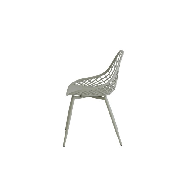 Silla GUSS, Plástico / Metal / Menta