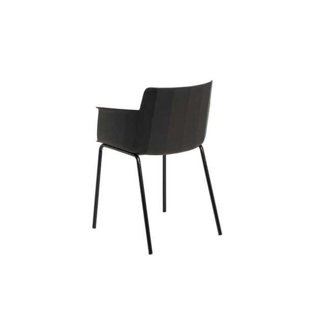 Silla STEFFEN, Plástico / Negro