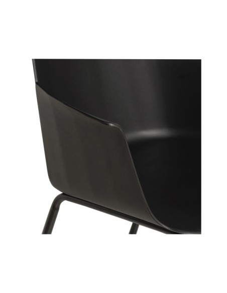 Silla STEFFEN, Plástico / Negro