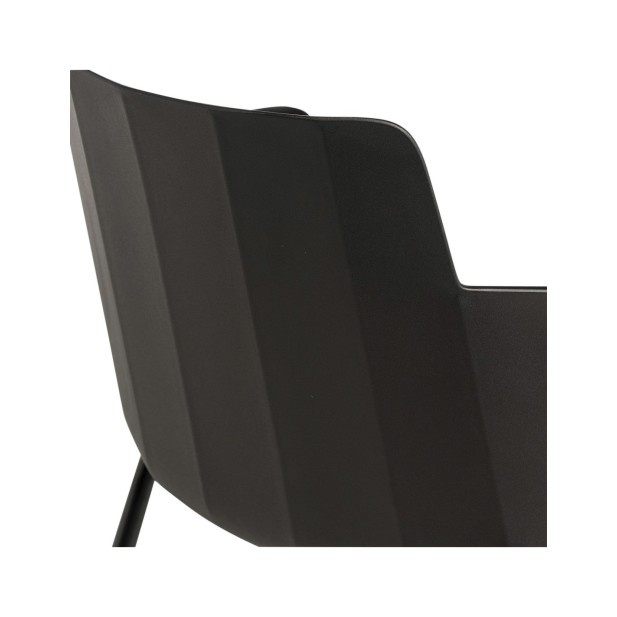 Silla STEFFEN, Plástico / Negro