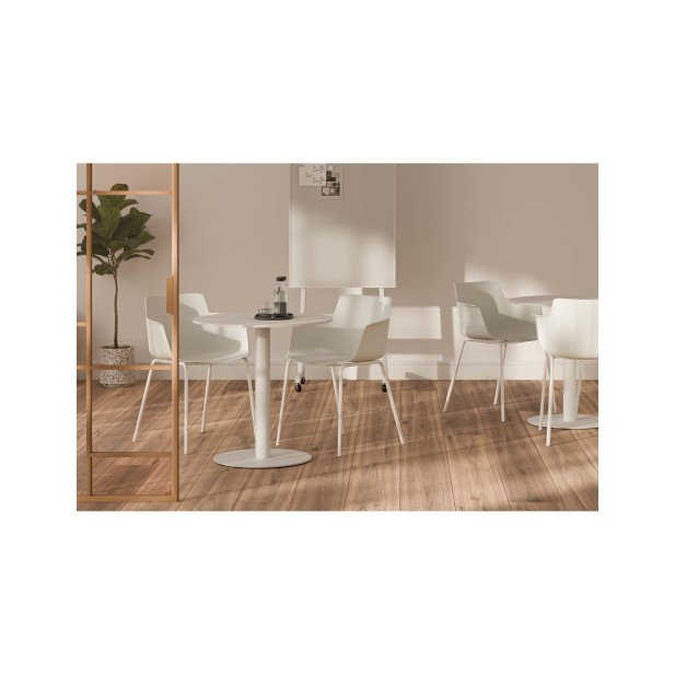 Silla STEFFEN, Polipropileno / Blanco