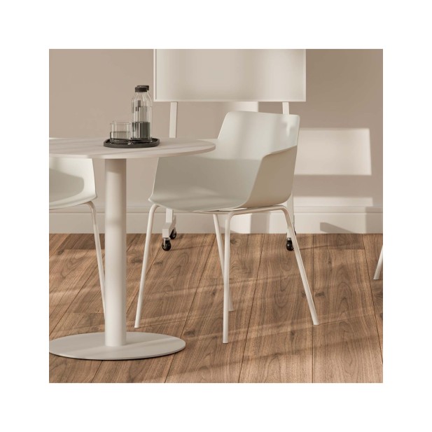 Silla STEFFEN, Polipropileno / Blanco