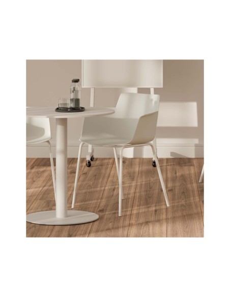 Silla STEFFEN, Polipropileno / Blanco
