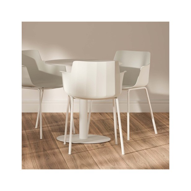 Silla STEFFEN, Polipropileno / Blanco