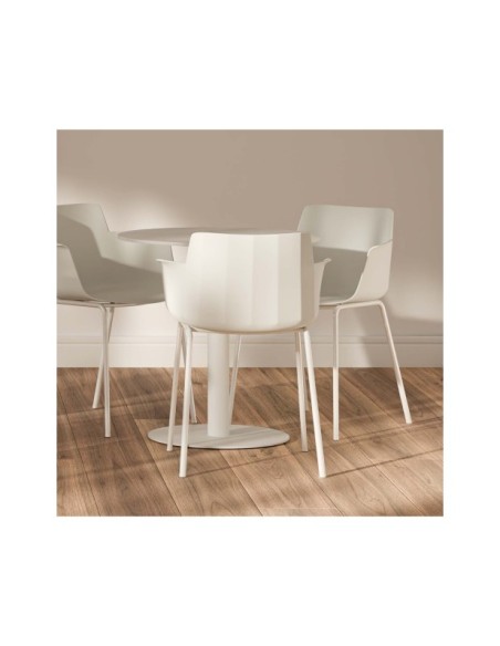 Silla STEFFEN, Polipropileno / Blanco
