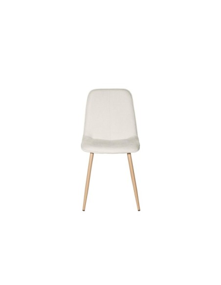 Silla BOE, Textil / Contrachapado / Madera / Beige