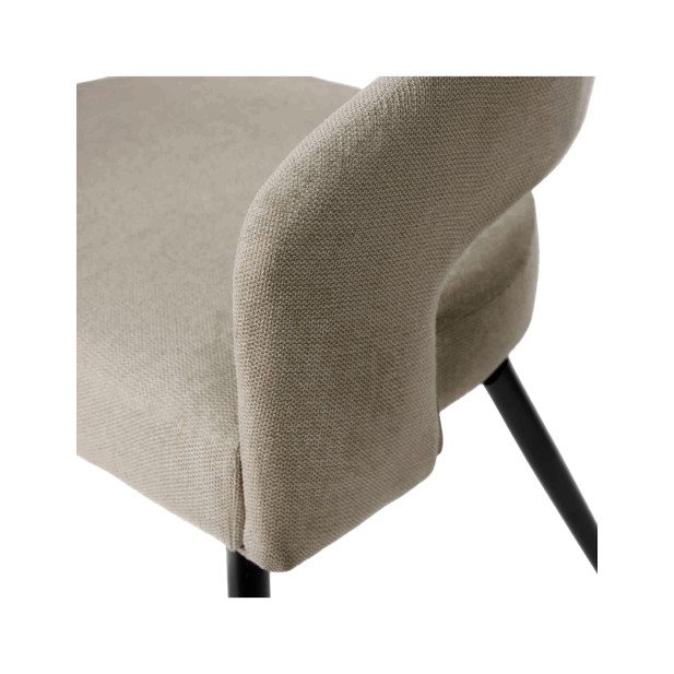 Silla KRISTIN, Textil / Contrachapado...