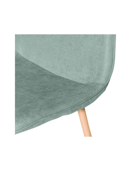Silla SUNE, Textil / Contrachapado / Madera / Menta