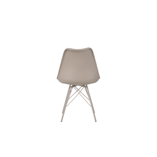 Silla KÅRE, Plástico / Metal / Beige