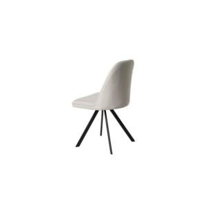 Silla WAYDE, Metal / Poliester / Beige 2