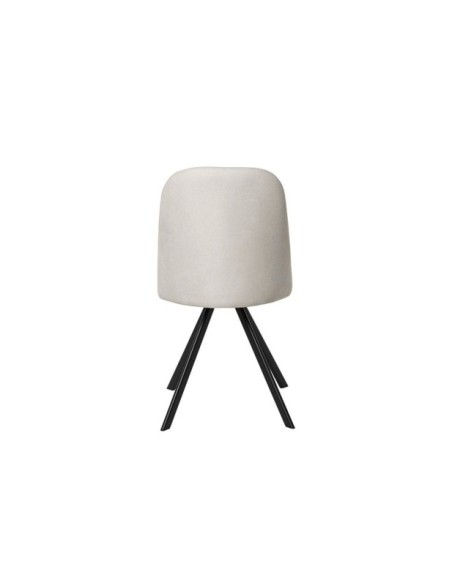 Silla WAYDE, Metal / Poliester / Beige