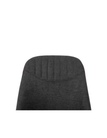 Silla WAYDE, Textil / Contrachapado / Acero / Gris Oscuro
