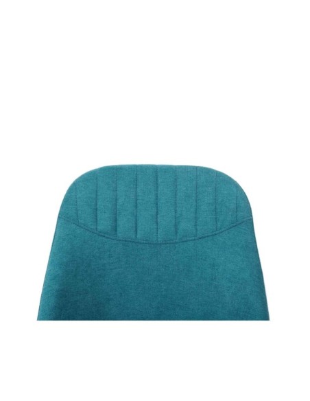 Silla WAYDE, Textil / Contrachapado / Acero / Azul